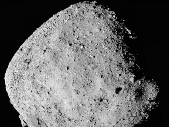 La sonde Osiris-Rex orbite autour de l'astéroïde Bennu depuis la fin décembre 2018 (archives). © KEYSTONE/AP NASA/Goddard/University of Arizona