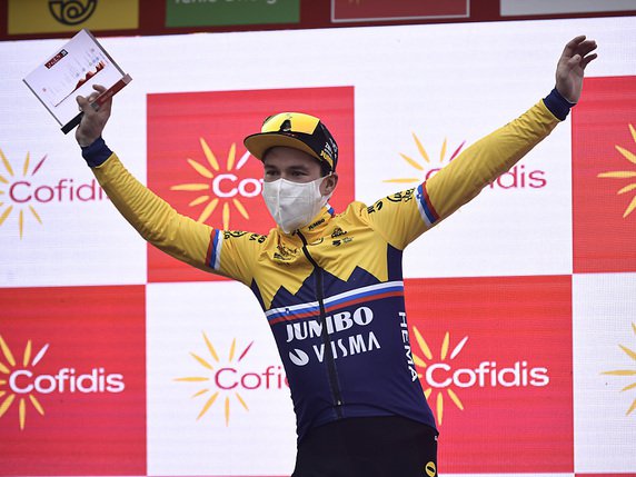 Primoz Roglic: vainqueur de la 1re étape, 2e de la 2e © KEYSTONE/AP/Alvaro Barrientos