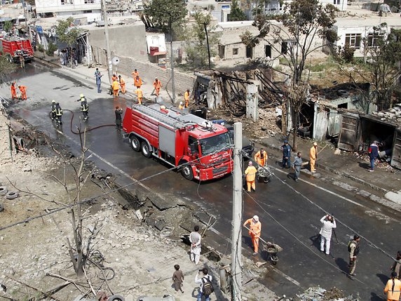 Un attentat a à nouveau fait plusieurs morts à Kaboul, à proximité d'un centre éducatif (archives). © KEYSTONE/AP/RAHMAT GUL