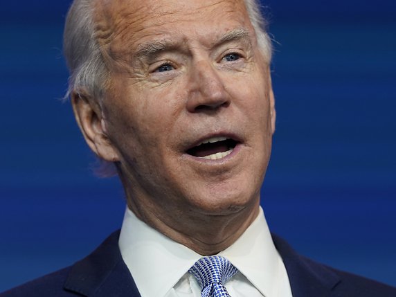 Joe Biden a affiché sa "détermination" à lutter contre le changement climatique. © KEYSTONE/AP/Carolyn Kaster