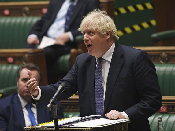 Le premier ministre britannique Boris Johnson, à l'instar de nombreux dirigeants dans le monde, a fustigé les violences à Washington mercredi. © KEYSTONE/AP/Jessica Taylor