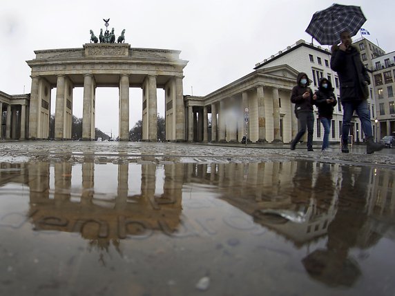 "L'économie allemande est entrée dans une profonde récession, après une décennie de croissance", a commenté l'institut de statistique Destatis (archives). © KEYSTONE/AP/Michael Sohn