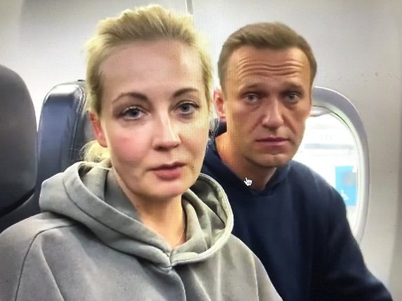 L'avion dans lequel se trouvent Alexei Navalny et sa femme Iulia a décollé à 15h de Berlin dimanche. © KEYSTONE/AP
