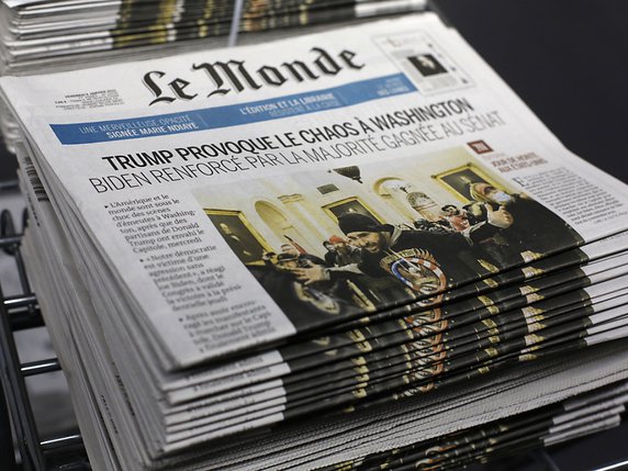 Xavier Gorce travaillait de longue date pour Le Monde (image d'illustration). © KEYSTONE/AP/Thibault Camus
