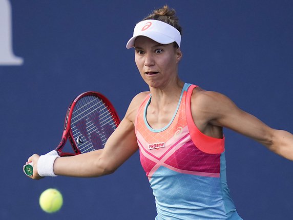 Viktorija Golubic a passé un tour dans le tournoi de Lyon © KEYSTONE/AP/FRANK FRANKLIN