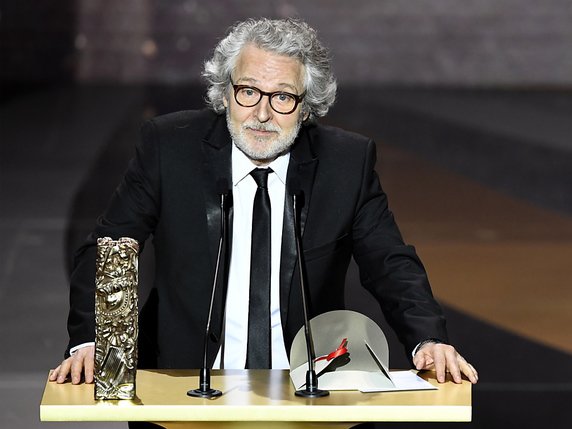 Nicolas Marié vainqueur du César du meilleur second rôle masculin. © KEYSTONE/EPA/BERTRAND GUAY / POOL