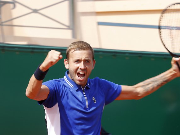 Daniel Evans jouera les demi-finales à Monte-Carlo © KEYSTONE/AP/Jean-Francois Badias
