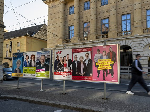 Les Neuchâtelois vont choisir dimanche leur Conseil d'Etat et leur Grand Conseil. © KEYSTONE/JEAN-CHRISTOPHE BOTT