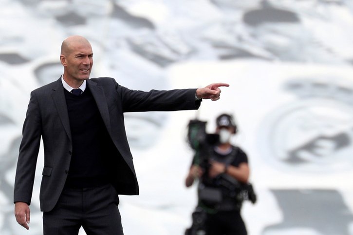 Zidane aurait annoncé son départ aux dirigeants et joueurs du Real © KEYSTONE/EPA/RODRIGO JIMENEZ