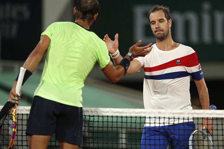 Rafael Nadal qualifié le jour de ses 35 ans © KEYSTONE/EPA/YOAN VALAT