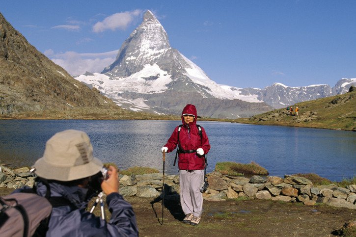 La clientèle asiatique n'est pas attendue cet été en Valais en raison des restrictions liées la pandémie de Covid-19 (archives). © KEYSTONE/URS FLUEELER