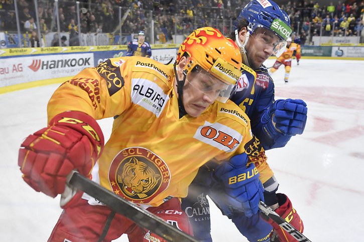 Harri Pesonen retrouvera les couleurs des Langnau Tigers dès la saison prochaine. © KEYSTONE/GIAN EHRENZELLER