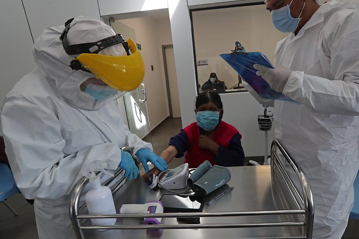 "Covax est en contact avec le Gouvernement du Venezuela afin de finaliser les préparatifs permettant une livraison de vaccins dès que possible", selon l'Alliance du Vaccin. (archives) © KEYSTONE/EPA EFE/MARTIN ALIPAZ
