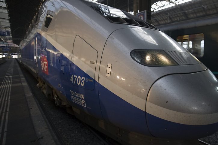 Le TGV bloqué à Marseille reliait Nancy à Nice (archives). © KEYSTONE/GEORGIOS KEFALAS