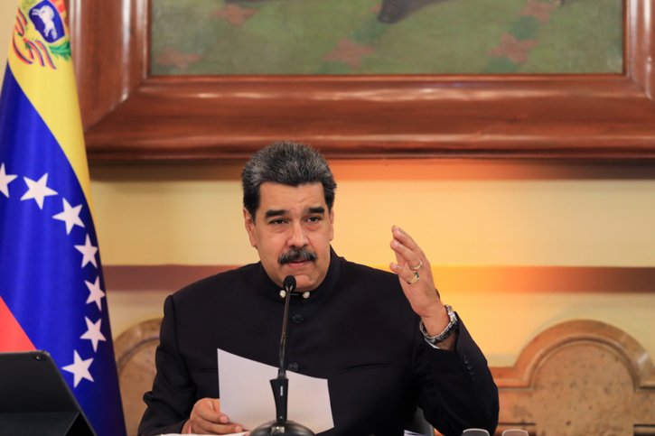 Le président vénézuélien Nicolas Maduro a indiqué que des émissaires du pouvoir avaient averti toutes les tendances de l'opposition (archives). © KEYSTONE/EPA/Miraflores Press HANDOUT