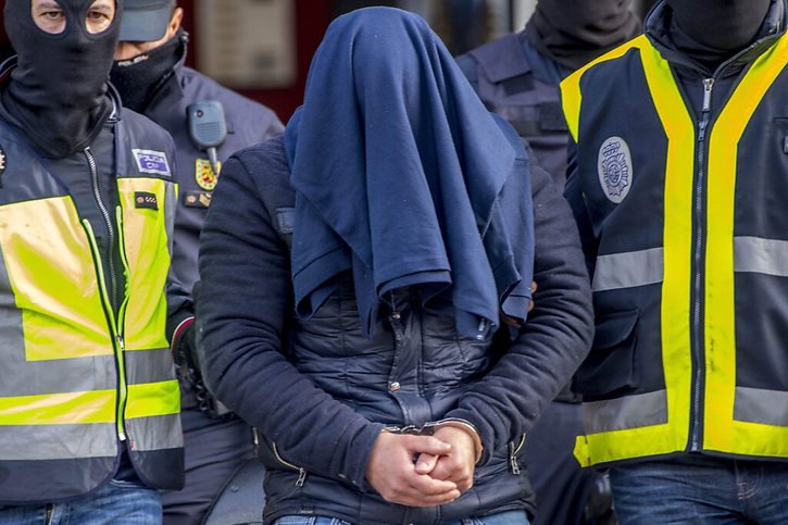 Le mafieux présumé a été arrêté en plein jour alors qu'il marchait dans une rue de la capitale espagnole (image d'illustration). © KEYSTONE/EPA EFE/ISMAEL HERRERO