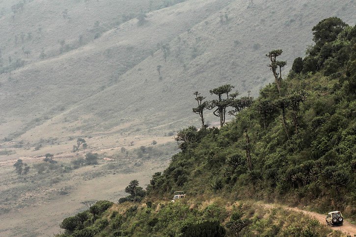 Situé au nord de la Tanzanie, le Ngorongoro, un cratère mondialement connu pour ses paysages et sa faune sauvage, est classé au patrimoine mondial de l'Unesco (archives) © KEYSTONE/AP/MOSA'AB ELSHAMY