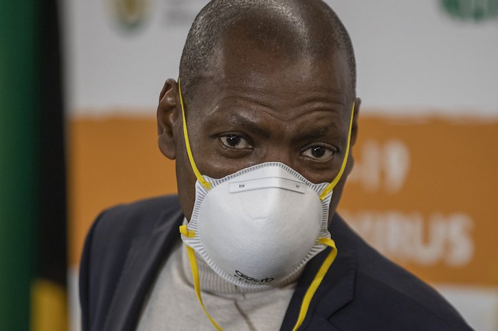 Le ministre de la Santé sud-africain, Zweli Mkhize, visage de la lutte contre la pandémie, était depuis deux mois en "congé spécial" suite à des accusations de corruption (archives). © KEYSTONE/AP/THEMBA HADEBE