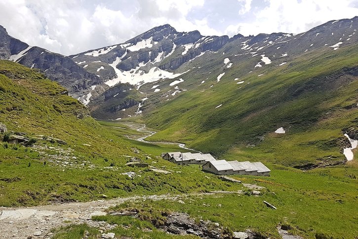 L'Alp Tomül, sur le chemin des Walser. © Yves Genier