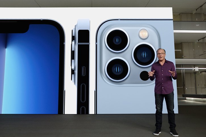 Le groupe californien a notamment dévoilé  la gamme iPhone 13 mardi. © KEYSTONE/EPA/APPLE INC. HANDOUT