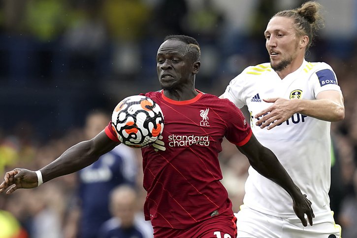 Le Sénégalais Sadio Mané a inscrit son 100e but pour Liverpool. © KEYSTONE/EPA/ANDREW YATES