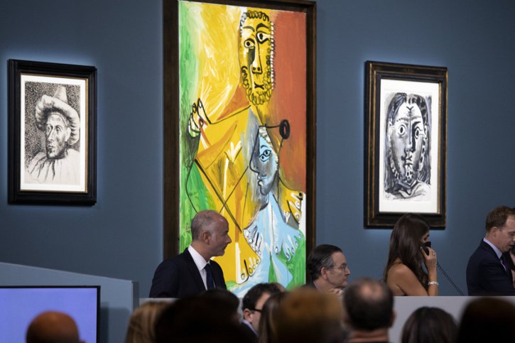 Onze oeuvres de Pablo Picasso ont trouvé preneur lors d'une vente aux enchères de Sotheby's à Las Vegas pour plus de 108 millions de dollars. © KEYSTONE/AP/Ellen Schmidt