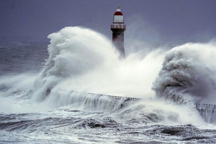 Deux personnes sont décédées au Royaume-Uni à cause de la tempête Arwen. © KEYSTONE/AP/Owen Humphreys
