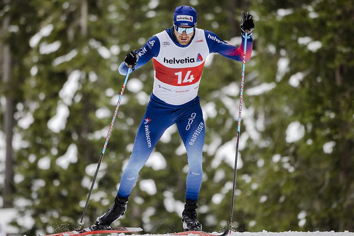 Dario Cologna préfère se préparer à Davos que courir à Lillehammer. © KEYSTONE/MICHAEL BUHOLZER