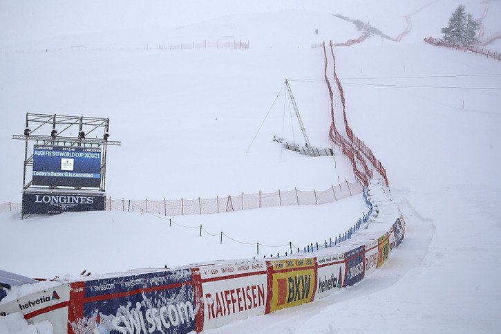 Les courses de St-Moritz pourraient être annulées. Cette fois-ci, à cause du Covid, et non à cause du mauvais temps comme l'hiver dernier. © KEYSTONE/AP/MARCO TROVATI
