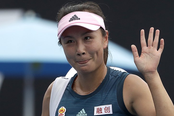 Peng Shuai: son sort inquiète la WTA © KEYSTONE/AP/Mark Schiefelbein