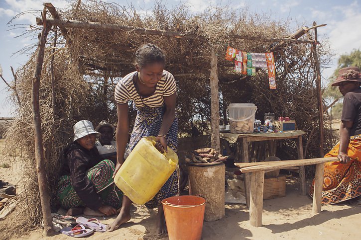 La partie sud de Madagascar est frappée par une sécheresse inédite en plusieurs décennies, qui a précipité plus d'un million de personnes dans une malnutrition aiguë (archives). © KEYSTONE/AP/Alice Rahmoun