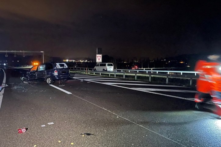 L'accident est survenu peu avant 19h00. © Police cantonale ZH