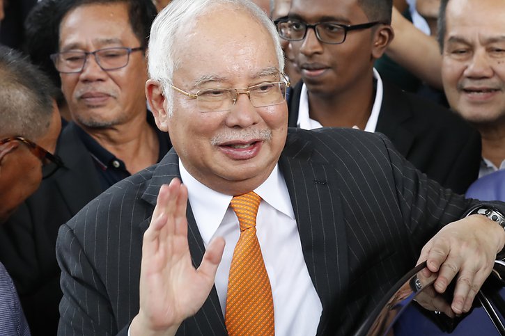 L'ancien premier ministre malaisien Najib Razak avait fait appel de sa condamnation, en juillet 2020, à 12 ans de prison pour corruption (archives). © KEYSTONE/AP/Vincent Thian