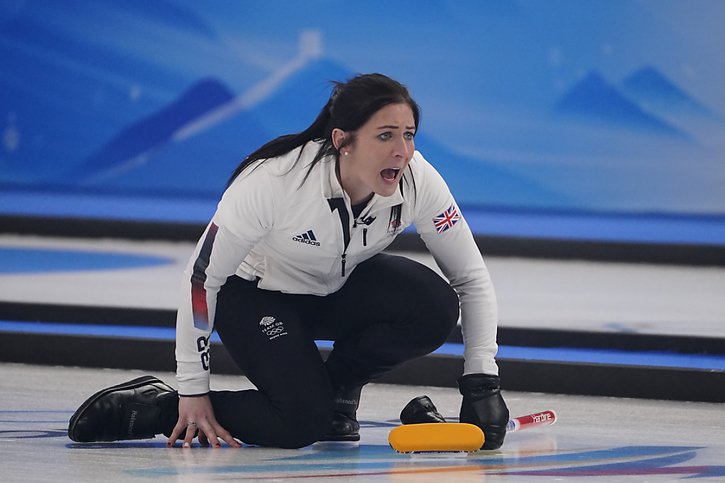 Eve Muirhead a mené la Grande-Bretagne au titre olympique © KEYSTONE/AP/Brynn Anderson