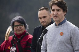 Trudeau se rend sur le site d'un ancien pensionnat autochtone