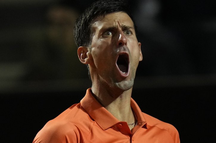 Djokovic a fêté samedi son 1000e succès sur l'ATP Tour © KEYSTONE/AP/Alessandra Tarantino