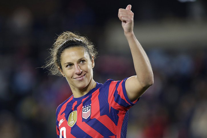 L'internationale américaine Carli Lloyd peut se réjouir. © KEYSTONE/AP/Andy Clayton-King