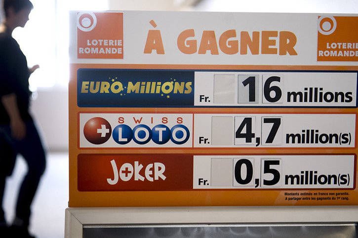 Contrairement à l'Euromillions mardi, pas de gros lot au Swiss Loto. © KEYSTONE/LAURENT GILLIERON