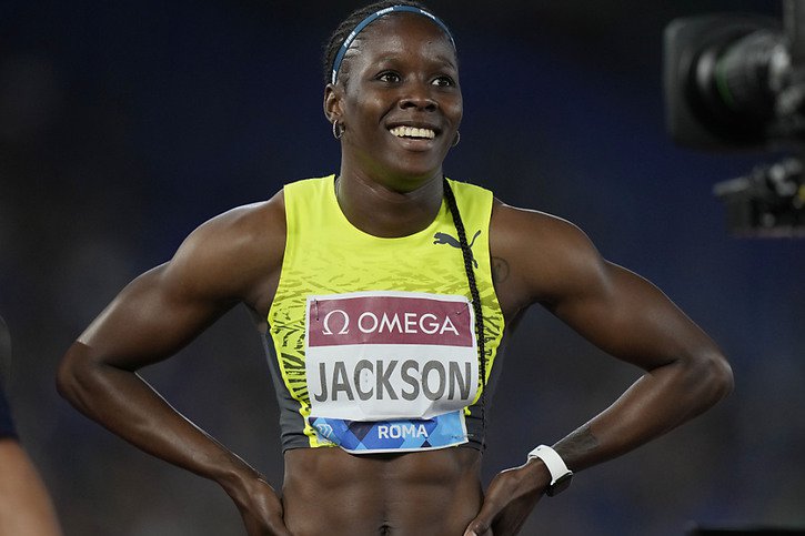 Shericka Jackson a signé dimanche le 3e chrono de l'histoire sur 200 m © KEYSTONE/AP/Andrew Medichini
