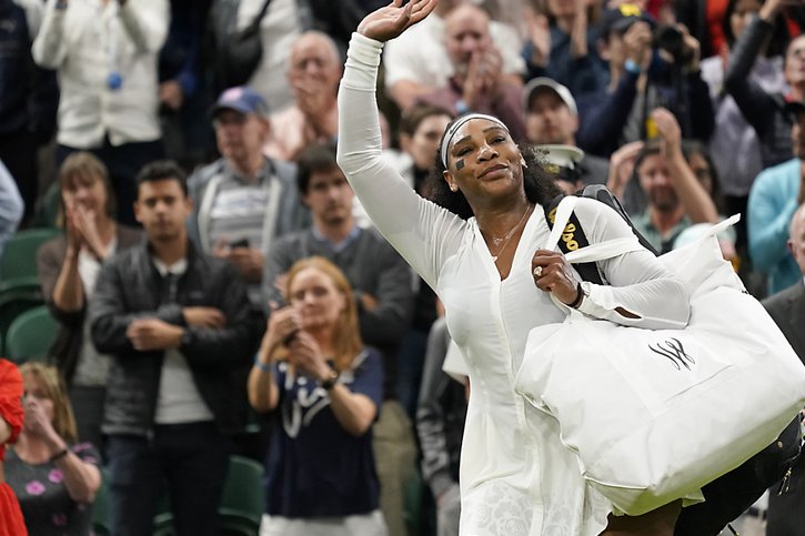 Serena Williams n'a finalement pas passé le premier tour © KEYSTONE/AP/Alberto Pezzali