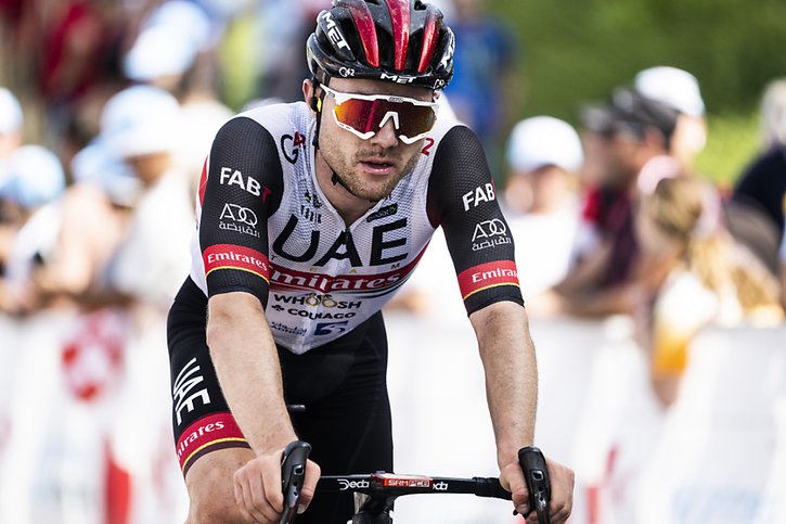 Marc Hirschi sera finalement présent sur les routes du Tour de France © KEYSTONE/GIAN EHRENZELLER