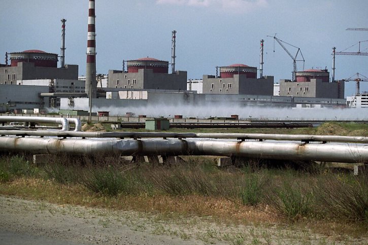 L'Ukraine possède plusieurs centrales nucléaires, dont celles de Zaporijjia dans le sud du pays (archives). © KEYSTONE/EPA/SERGEI SUPINSKY