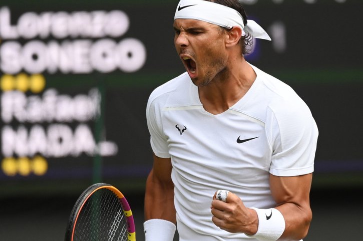 Rafael Nadal s'est pleinement rassuré dans son 3e tour à Wimbledon © KEYSTONE/EPA/ANDY RAIN
