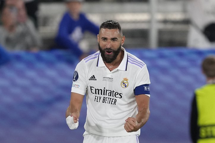 Karim Benzema: encore un but © KEYSTONE/AP/Antonio Calanni