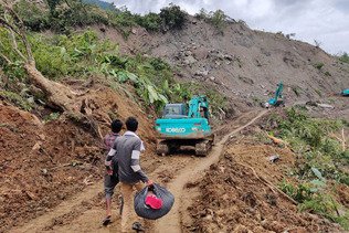 Glissement de terrain: 25 morts, 40 disparus
