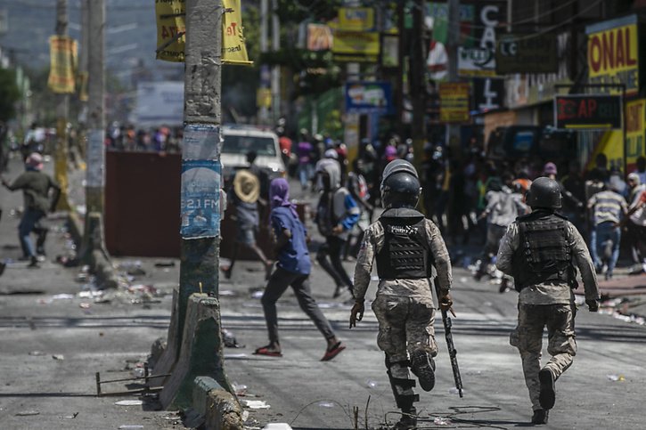 Des violences marquent la capitale Port-au-Prince depuis plusieurs jours. © KEYSTONE/AP/Odelyn Joseph