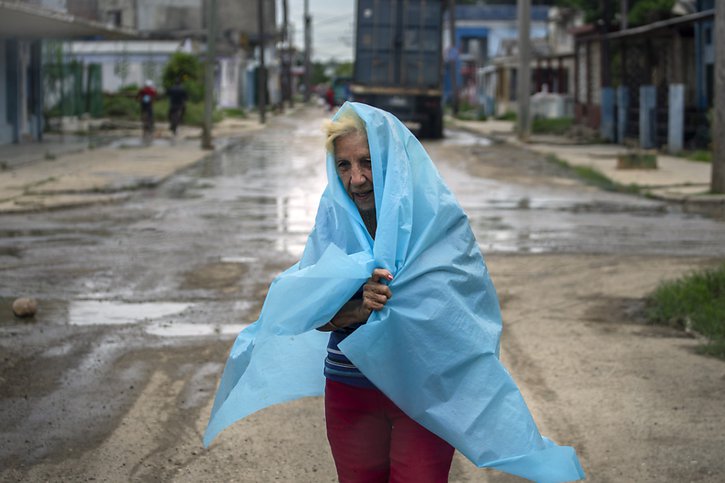 L'ouragan prenait de l'ampleur à son approche de la pointe ouest de Cuba. © KEYSTONE/AP/Ramon Espinosa