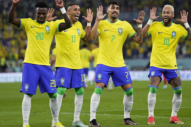 Le Brésil s'est amusé face à la Corée du sud © KEYSTONE/AP/Manu Fernandez