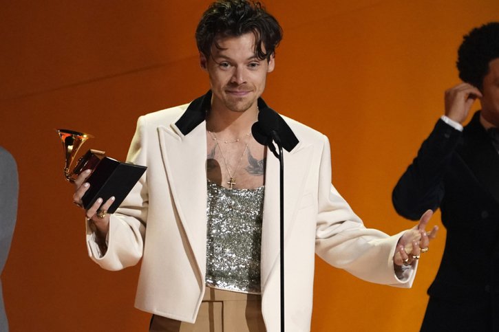 Harry Styles avait déjà remporté le prix du meilleur album de pop vocale en début de soirée. © KEYSTONE/AP/Chris Pizzello