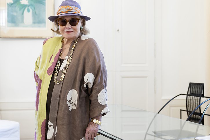 La baronne Nadine de Rothschild est la marraine de cette nouvelle distinction. © KEYSTONE/CYRIL ZINGARO